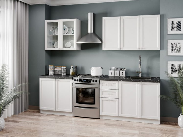 Шкаф кухонный 300 Джулия ЛД 284.310.000.016 Белый_2