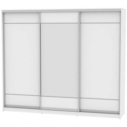 Шкаф-купе B-220х270х60-1(Белый-D7D8D7)_0