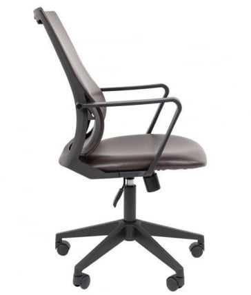 Кресло руководителя Chairman 545 БП экокожа Коричневый_2