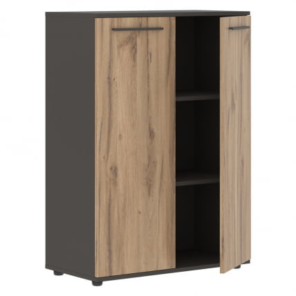 Шкаф с глухими средними дверьми ЕДИС ЕМCС 85.1 Дуб Денвер светлый Мокко Мокко / EDIS EMCS_1