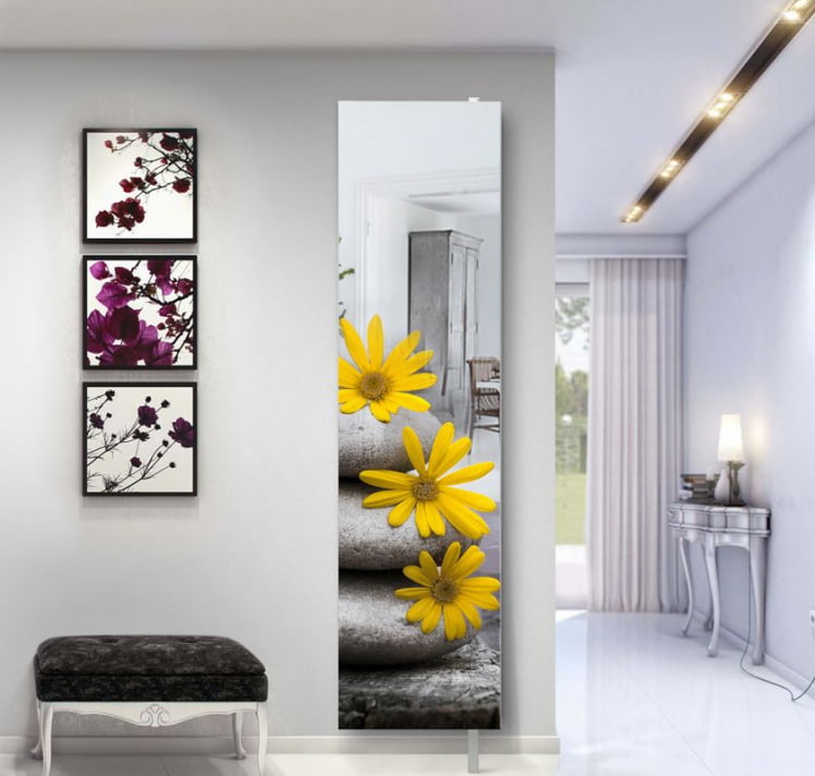 Поворотный зеркальный шкаф Драйв Шелф Арт (левый) Беленый дуб_24