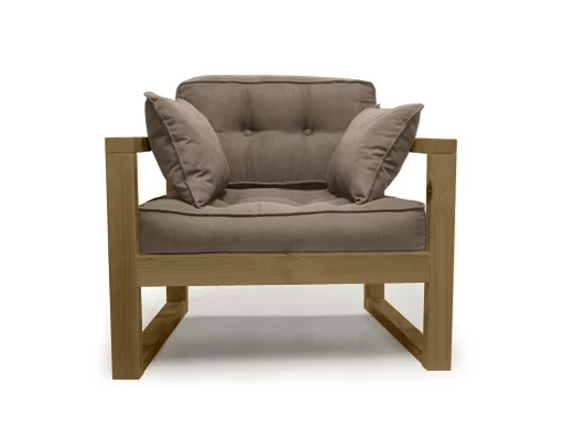 Диван одноместный DEmoku Д-1 бежевый_холодный серый_0