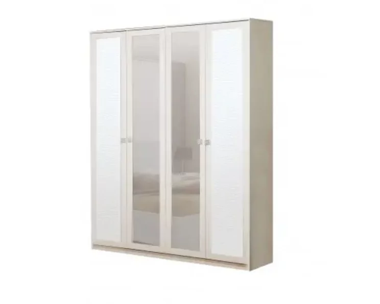 Шкаф для одежды Мона 05 Вудлайн кремовый Аруша венге Crocodil белый_0