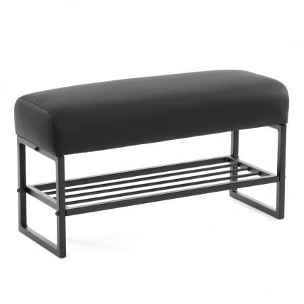 Банкетка-обувница Charli Lux/Чарли Люкс БО экокожа , Sharp Черный_0