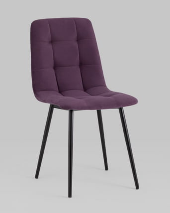 Стул Oliver велюр Фиолетовый_1