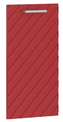 Дверь низкая левая Torr LUX TLLD 42-1 L Красная_0