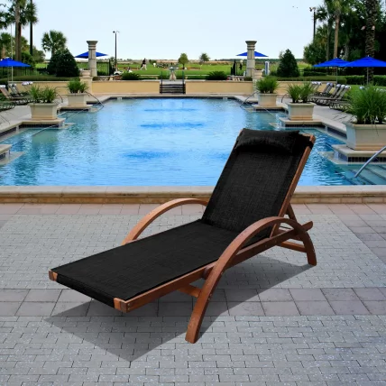 Шезлонг-лежак Мальта AFM-512A Black_0