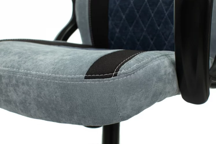 Кресло игровое Бюрократ VIKING 6 KNIGHT BL FABRIC Синий_8