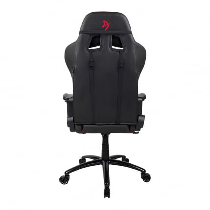 Геймерское кресло Ароззи Инизио Блаcк ПУ Ред лого / Arozzi Inizio Black PU Red logo_5