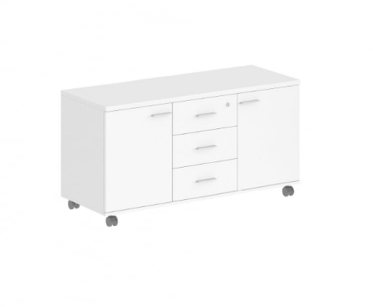 Тумба сервисная с 3-мя ящиками Sigma SG.621.WH.WH Белый_0