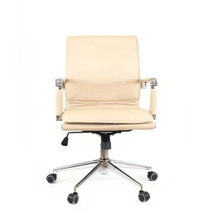 Кресло для персонала Nerey LB T Экокожа Бежевый_1