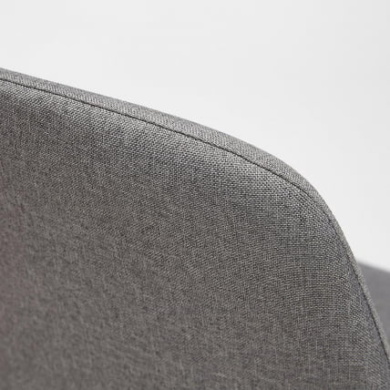 Стул BREEZE (mod. 4724) металл/ткань, 44х48х87см, серый/натуральное дерево_6