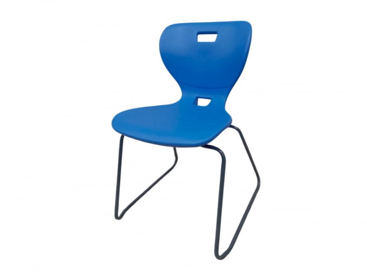 Стул универсального назначения АУРА Л (рост 6) Синий/Каркас серый / AURA L_0