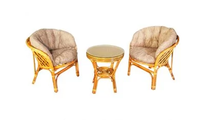 Комплект Багама дуэт, подушки светлые полные Bahama14 мед_0