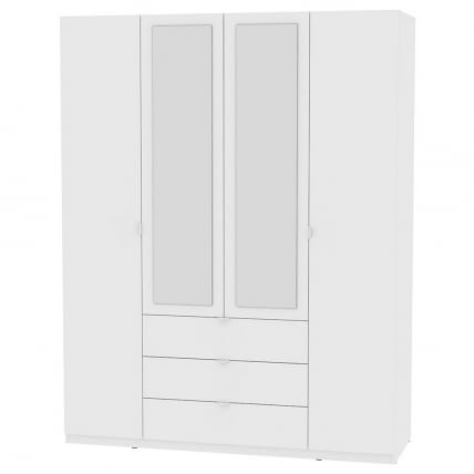 Шкаф распашный Р-230х180х45-3-ТР-М(Белый) / R-230х180х45-3-TR-M(Белый)_0