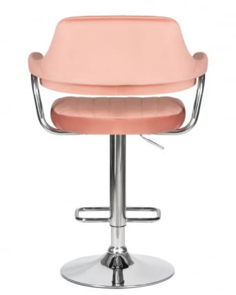 Стул барный ДОБРИН CХАРЛЙ (пудрово-розовый велюр (МДЖ9-32)) 2 шт / DOBRIN CHARLY (MJ9-32))_5