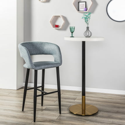 Кресло Hugs Б св.сер/черный_4