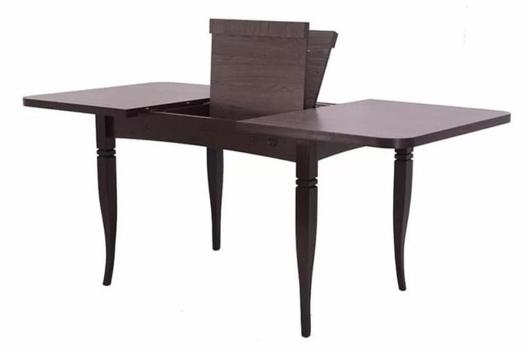 Стол раскладной Ялта-2 с резными опорами Венге Анкор темный_2