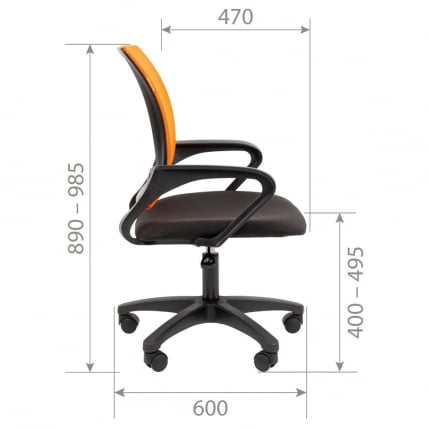 Кресло оператора CHAIRMAN 696 LT N Серый_5