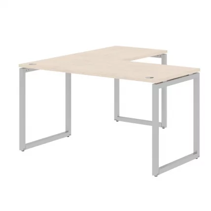 Стол угловой правый XTEN-Q XQCT 1415 R Бук Тиара Алюминий_0