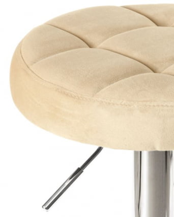 Табурет барный ДОБРИН БРУНО (бежевый велюр (МДЖ9-10)) / DOBRIN BRUNO (MJ9-10))_3