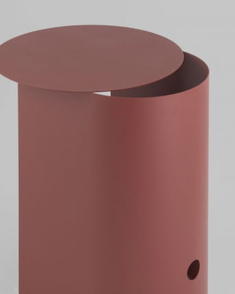 Журнальный столик Floire металл бордовый_9