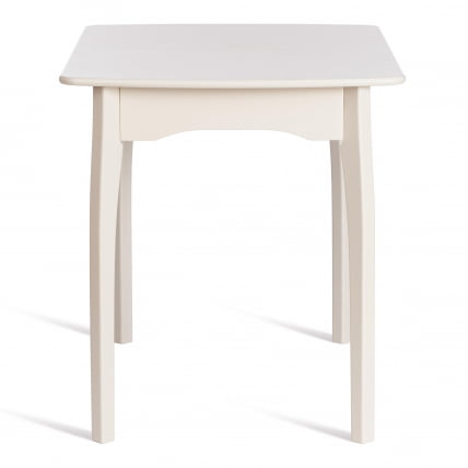 Стол CATERINA бук, мдф, 100+30x70x75, Ivory white_1