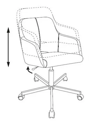 Кресло для оператора Бюрократ CH-380M Придорожная трава 38-407_4
