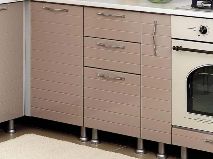 Кухонный гарнитур угловой Анастасия №7 Белый Капучино_5