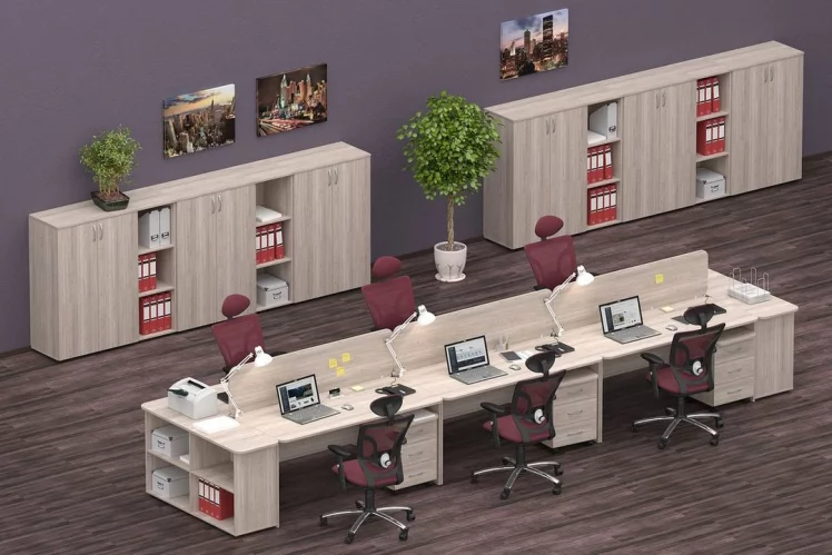 Набор мебели для персонала Glassy №1_0