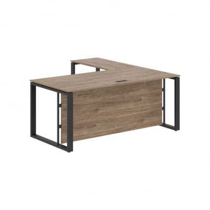 Стол с боковой приставкой ENIO ECT 1819H Кария Пальмира/Антрацит_1