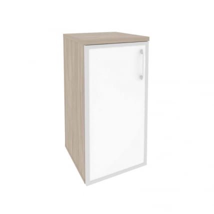 Шкаф низкий узкий левый ONIX O.SU-3.2R(L) white Дуб Аттик_0