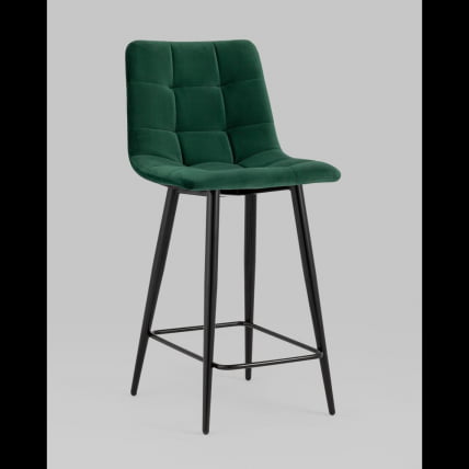 Стул полубарный Джанго велюр Зеленый_3