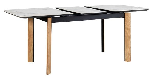 Стол раздвижной Combi Ceramic 140-180 Automatic Natur/Light marble_11