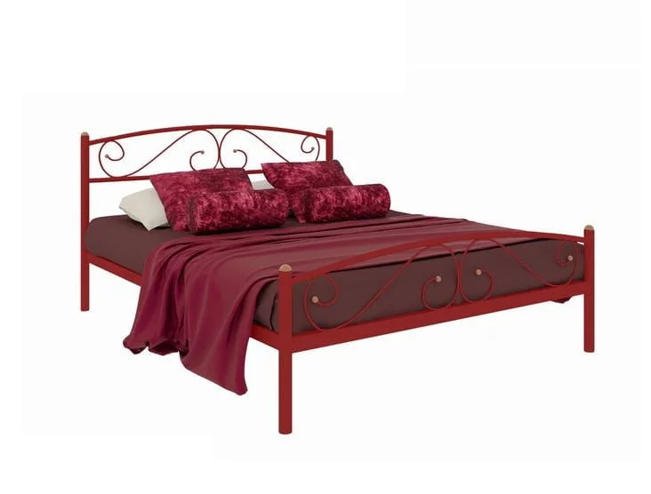 Кровать Вероника Plus 1400х2000 Красная_0