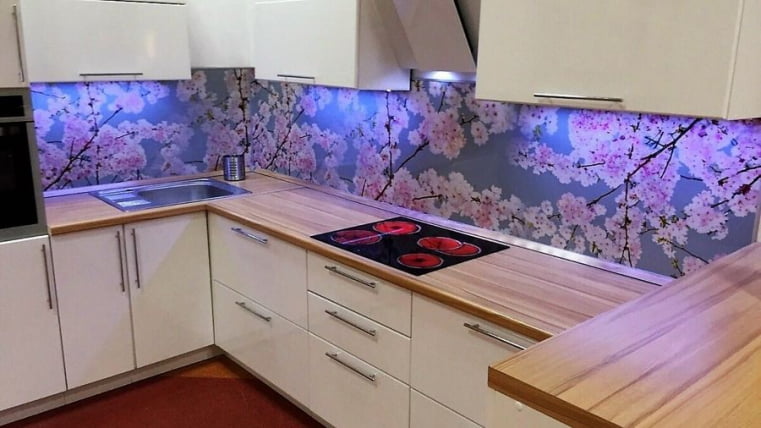 Глянцевый фартук (КОМПОЗИТ) KM 63_1