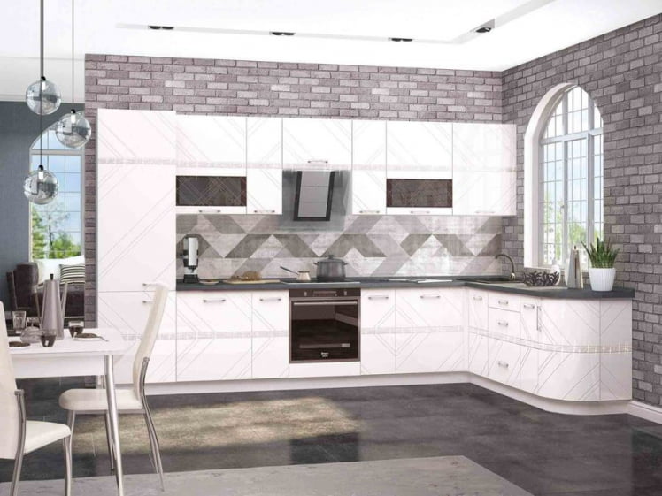 Шкаф кухонный (с системой плавного закрывания) Бьянка 102.99_7