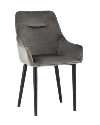 Стул Джоан велюр Темно-серый_0