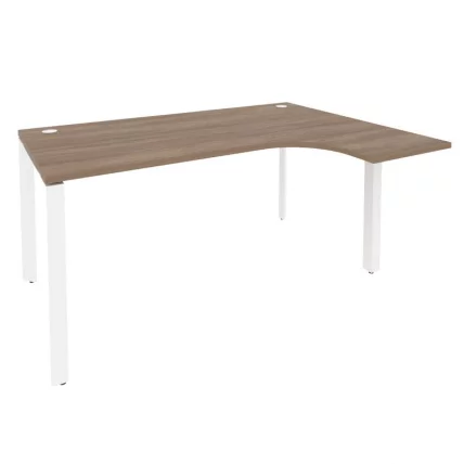 Стол эргономичный правый на П-образном м/к ONIX O.MP-SA-4R Дуб Аризона/Белый_0