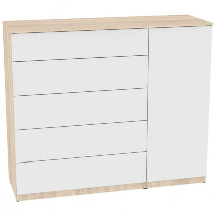 Комод Калисто(К39)1147х1352х468ПУСХтоОПЕН(ДСС-Белый) / Калисто(K39)1147х1352х468PUSHtoOPEN(ДСС-Белый)_0