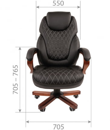 Кресло руководителя Chairman 406 N Черный_3
