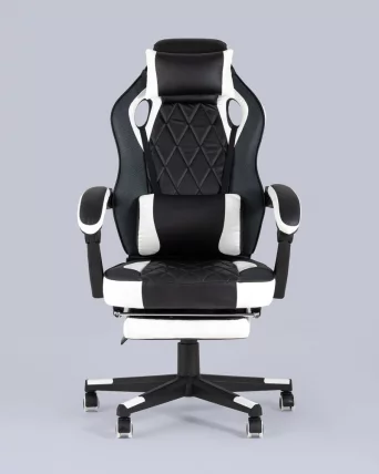 Геймерское кресло TopChairs Virage Черный-белый_8