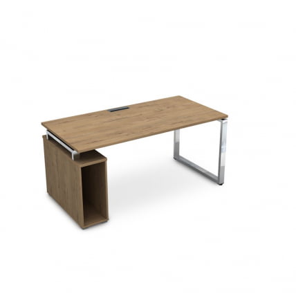 Стол с тумбой под системный блок GLOSS LINE НССБ-О.985 Teakwood_0