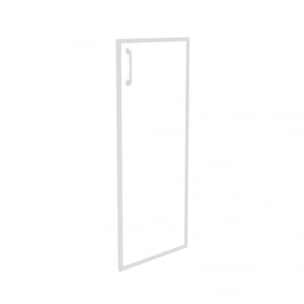 Фасад стекло в раме средний правый (лакобель, белый) ONIX O.SR-2(R) white_0