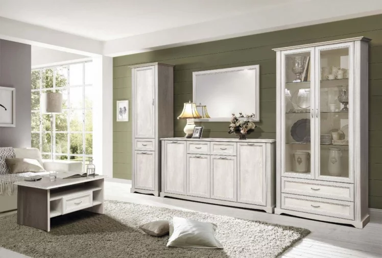 Шкаф комбинированный Сохо 32.05 Бетон пайн белый_2