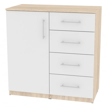 Комод Калисто(К17)923х902х468ручкарейлинг160мм(ДСС-Белый) / Калисто(K17)923х902х468ручкарейлинг160мм(ДСС-Белый)_0