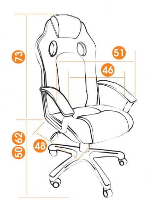 Компьютерное кресло Driver черный,серый 36-6,12_6