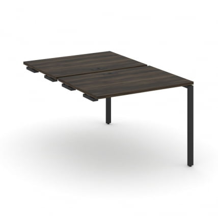 Двойной стол-приставка к опорным тумбам/шкафам CONCEPT CN.DSPR-001 Дуб Мали Антрацит_0