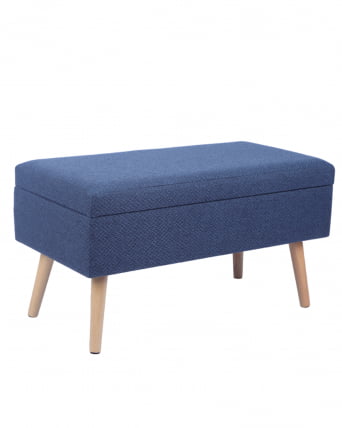 Банкетка Сторми с ящиком темно-синий_0