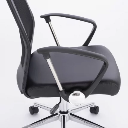 Кресло офисное BRABIX Flight R EX-541 экокожа Черное_9